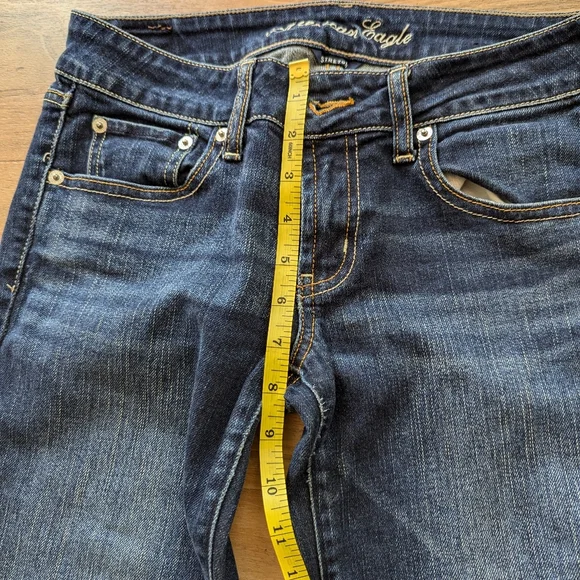 American Eagle Outfitters Dark Blue Boot Cut Jeans - Picture 9 of 11